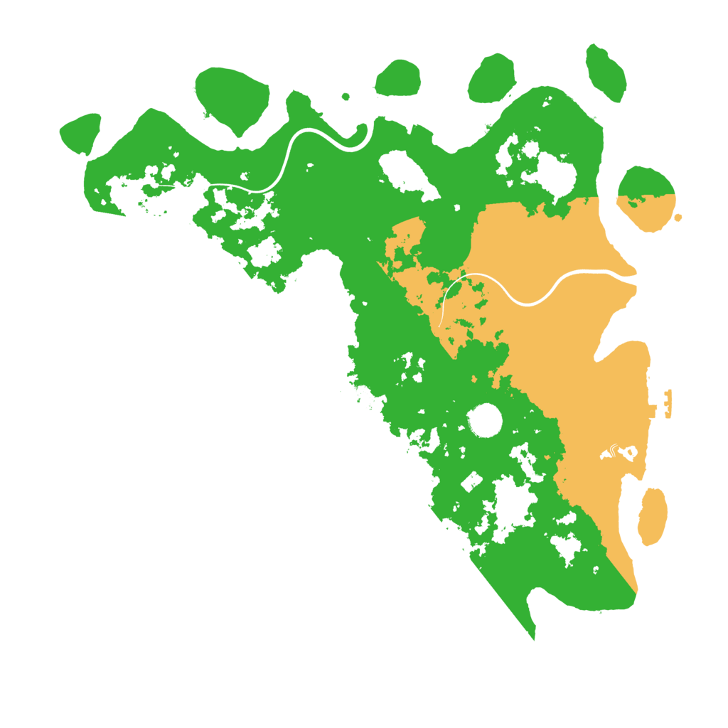 Biome Rust Map: Procedural Map, Size: 3850, Seed: 68335055