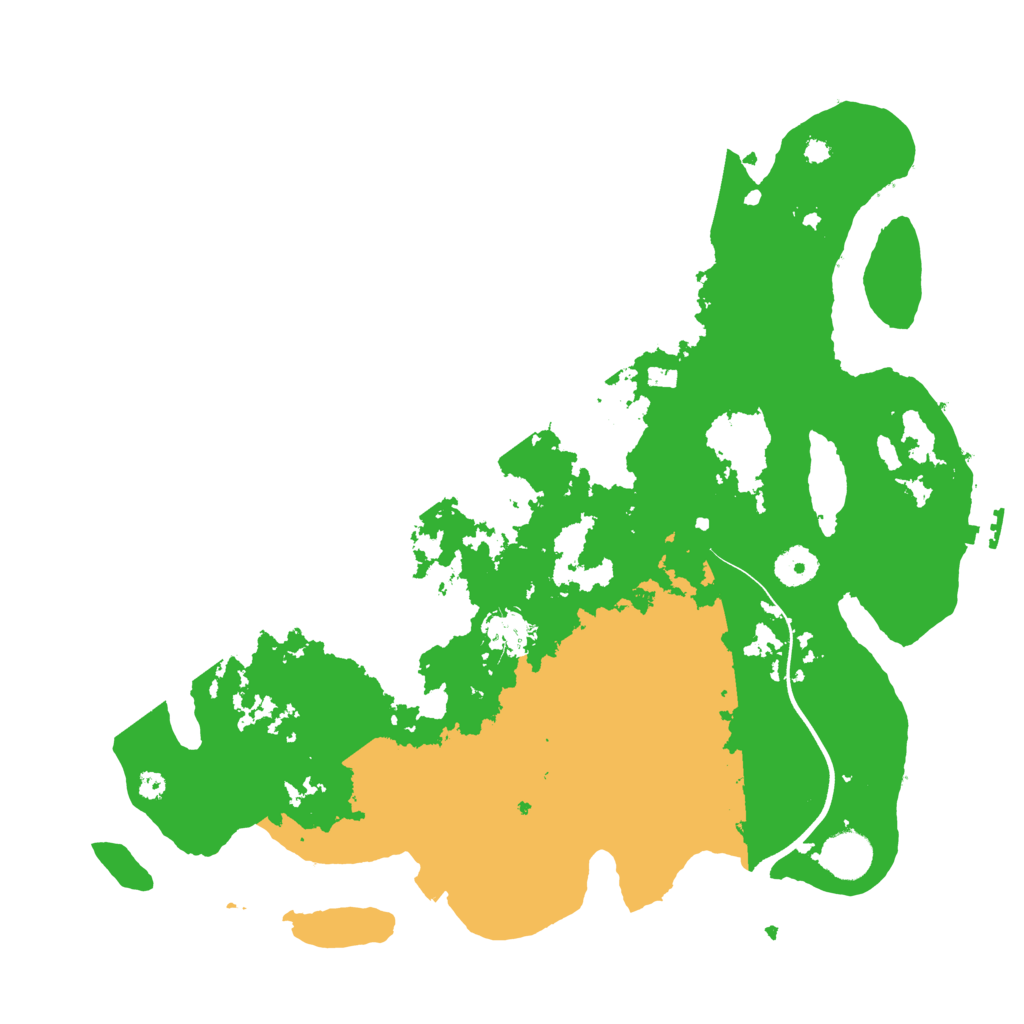 Biome Rust Map: Procedural Map, Size: 3750, Seed: 1132130400