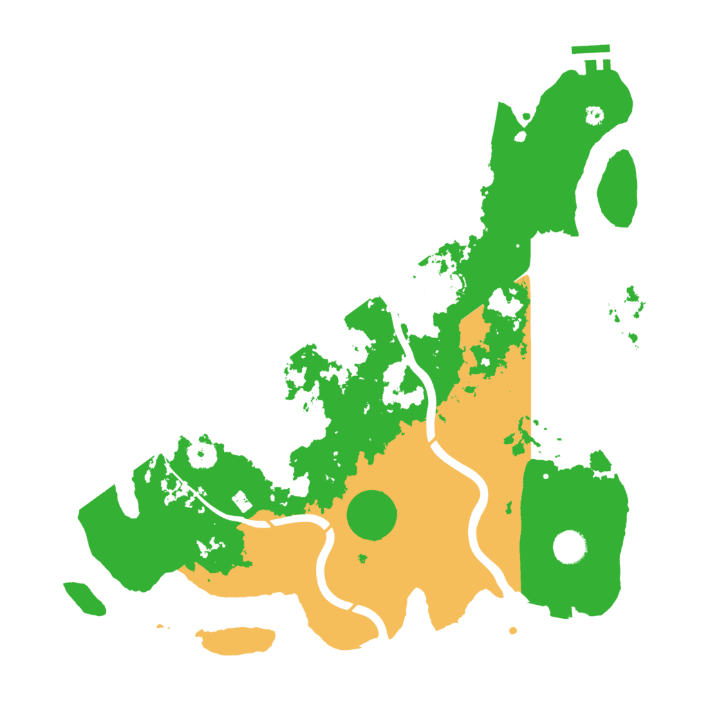 Biome Rust Map: Procedural Map, Size: 3750, Seed: 1132130400