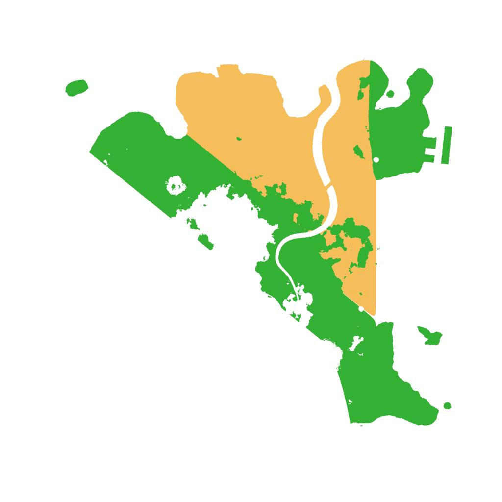 Biome Rust Map: Procedural Map, Size: 2700, Seed: 864532706