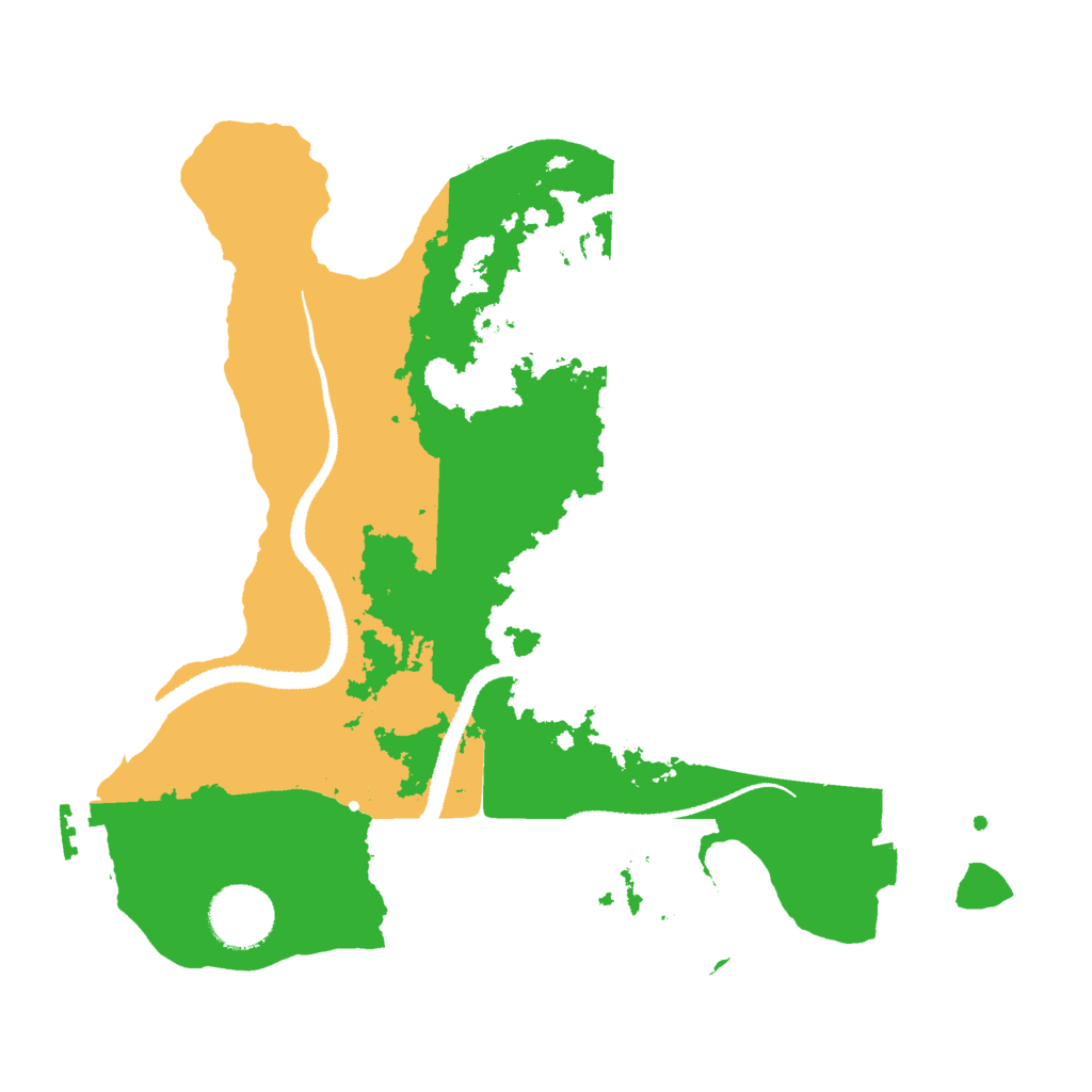 Biome Rust Map: Procedural Map, Size: 3000, Seed: 682269547
