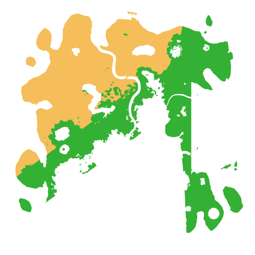 Biome Rust Map: Procedural Map, Size: 4000, Seed: 2843739