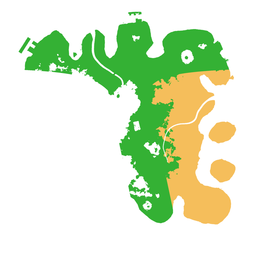 Biome Rust Map: Procedural Map, Size: 3000, Seed: 1110112082