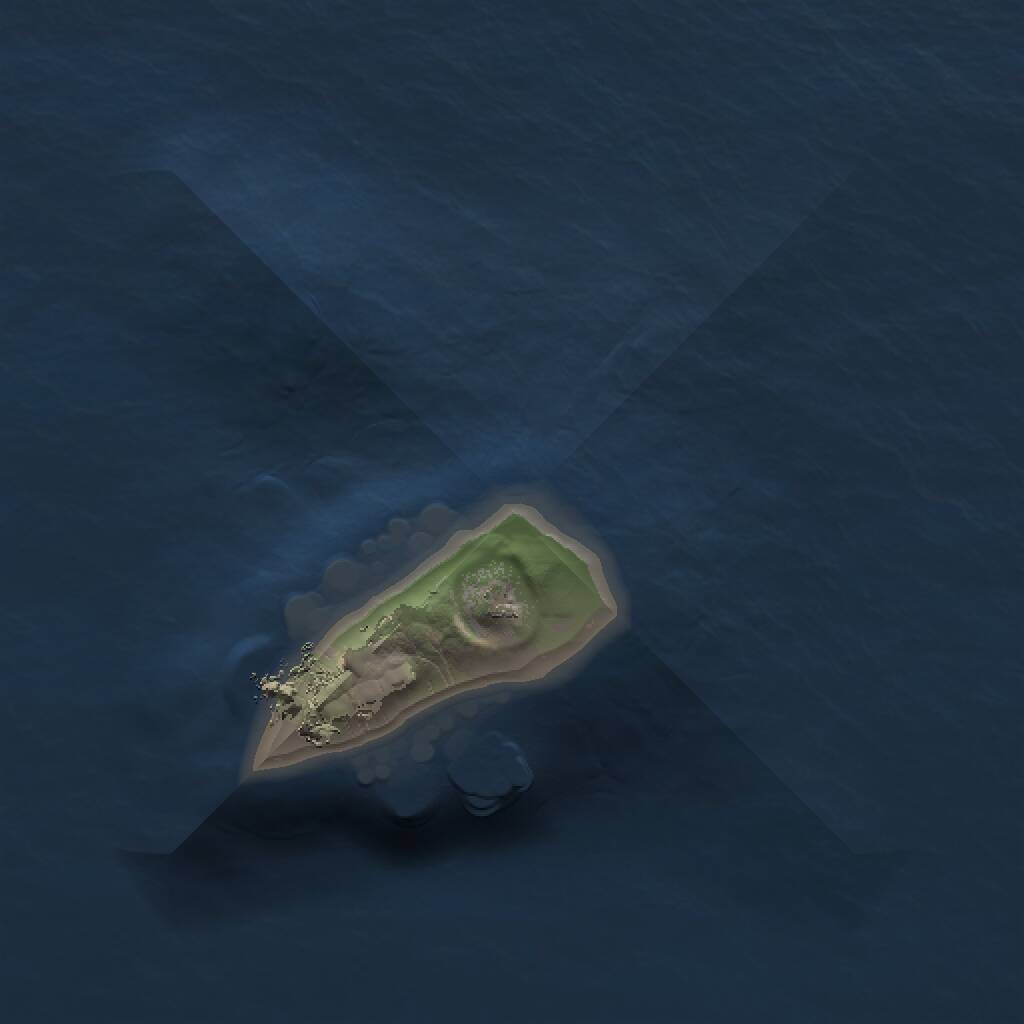 Rust Map: Procedural Map, Size: 1000, Seed: 1550383777, 1 Monuments