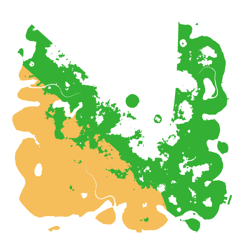 Biome Rust Map: Procedural Map, Size: 5000, Seed: 1207191621