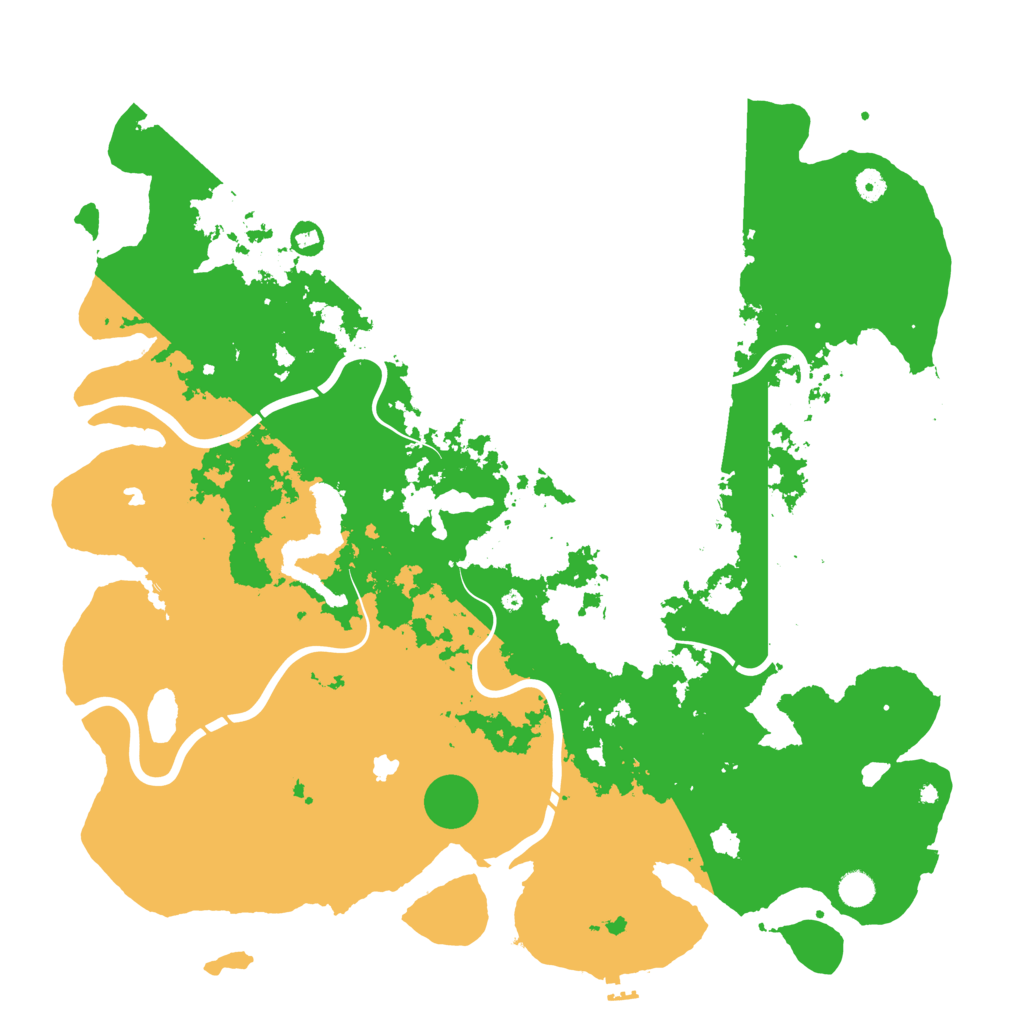 Biome Rust Map: Procedural Map, Size: 5000, Seed: 1207191621