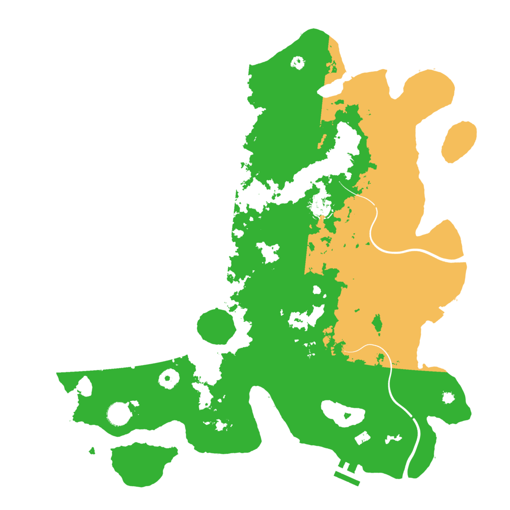 Biome Rust Map: Procedural Map, Size: 3850, Seed: 1094101116
