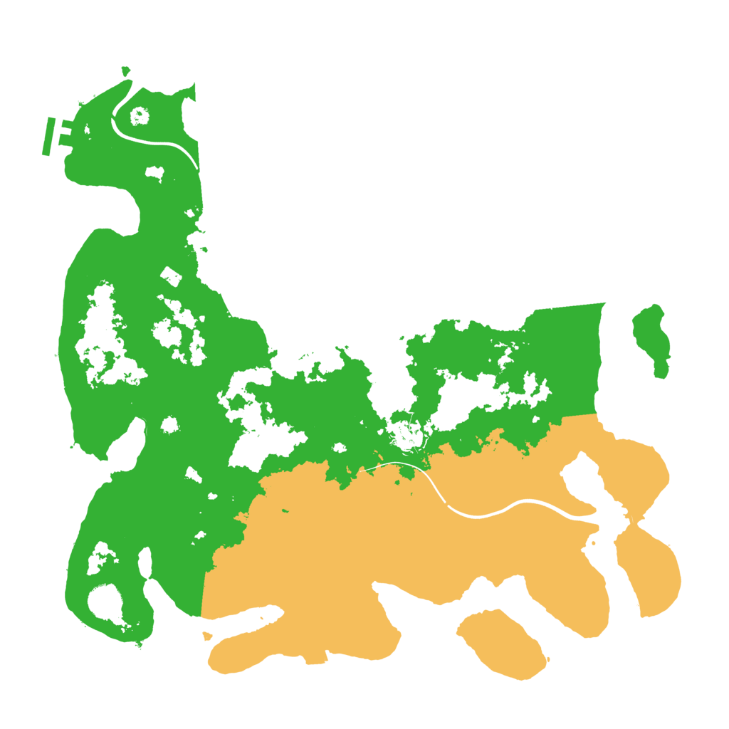 Biome Rust Map: Procedural Map, Size: 3850, Seed: 515292332