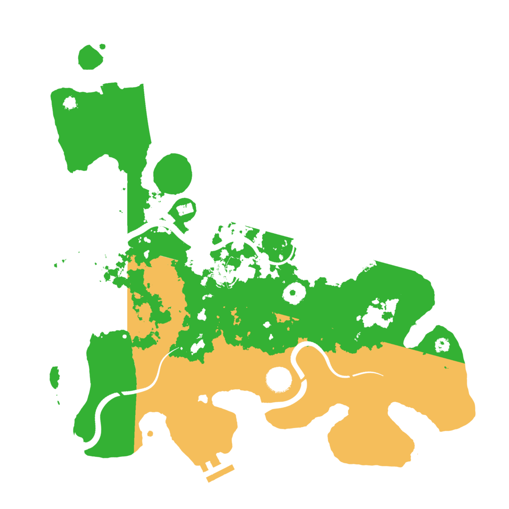 Biome Rust Map: Procedural Map, Size: 3500, Seed: 796846235