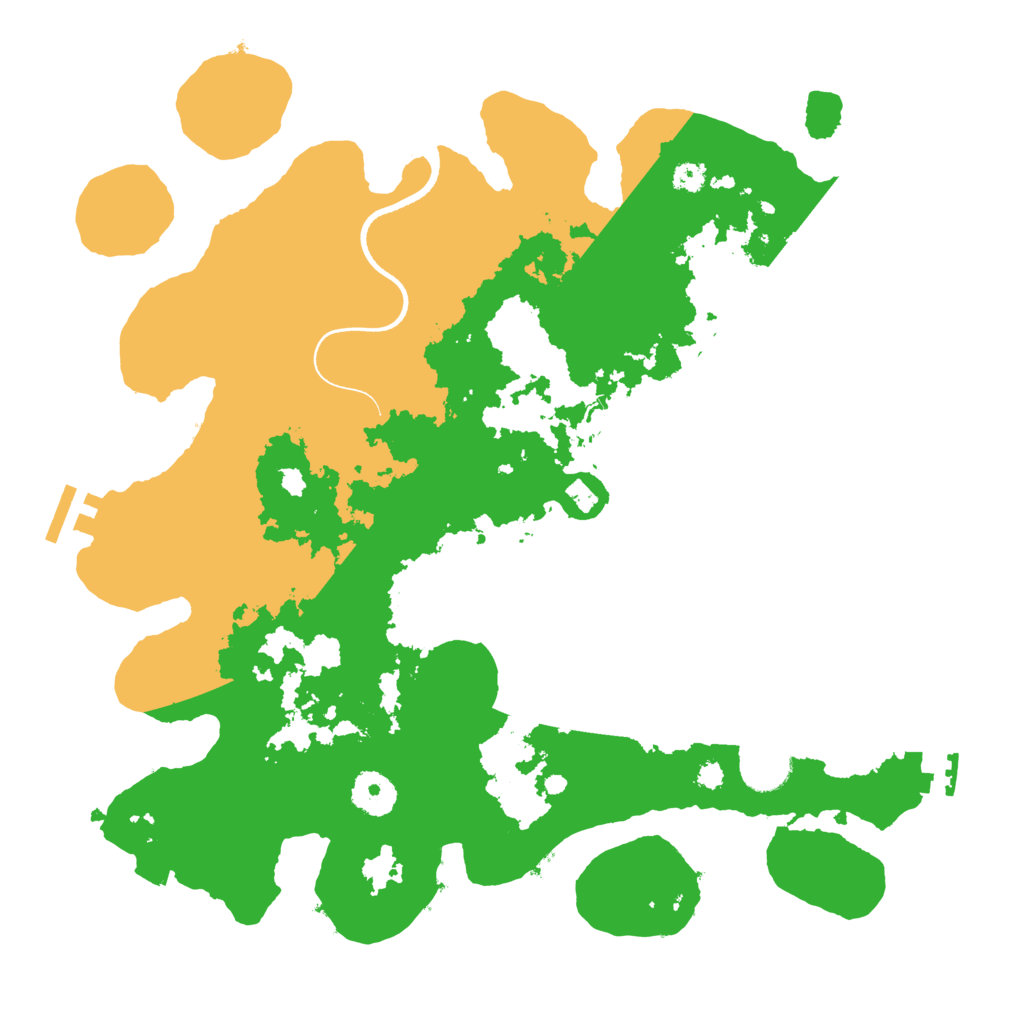 Biome Rust Map: Procedural Map, Size: 3500, Seed: 339489956