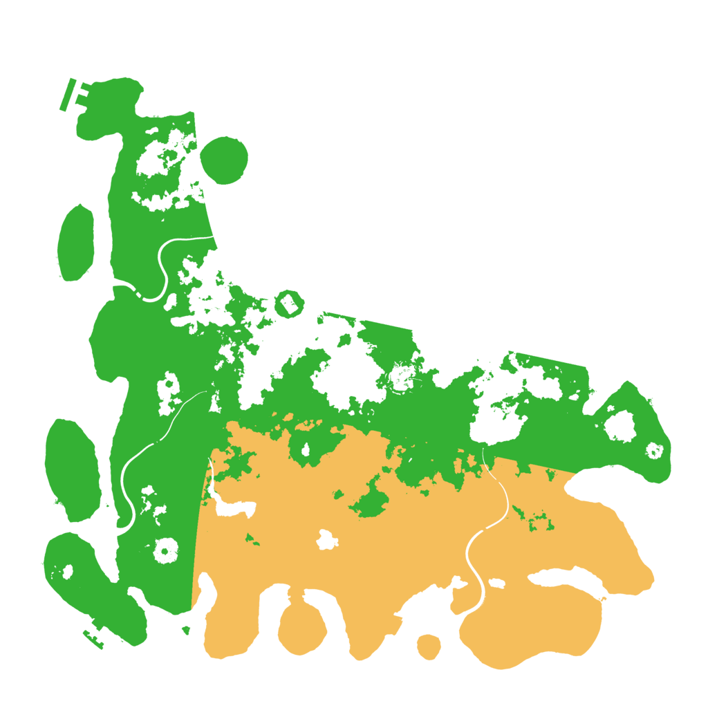 Biome Rust Map: Procedural Map, Size: 4250, Seed: 32634