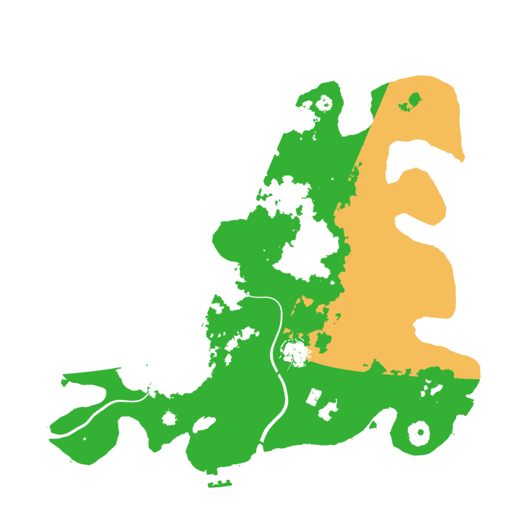 Biome Rust Map: Procedural Map, Size: 3300, Seed: 2066827063