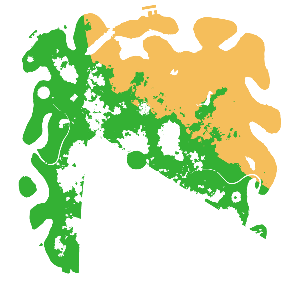 Biome Rust Map: Procedural Map, Size: 4250, Seed: 509464624