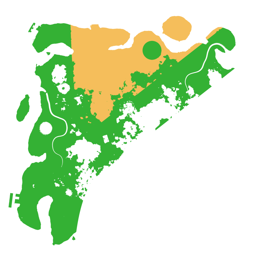Biome Rust Map: Procedural Map, Size: 3700, Seed: 38658936