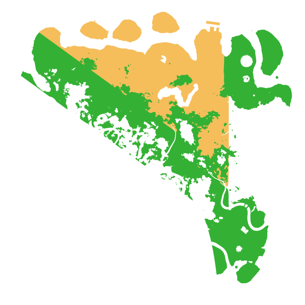 Biome Rust Map: Procedural Map, Size: 4500, Seed: 2019327267