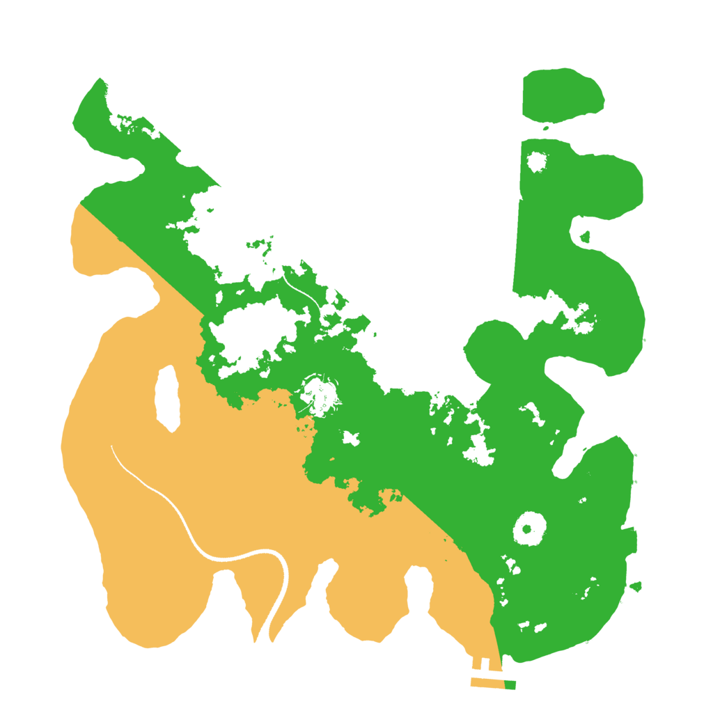 Biome Rust Map: Procedural Map, Size: 3200, Seed: 120732831