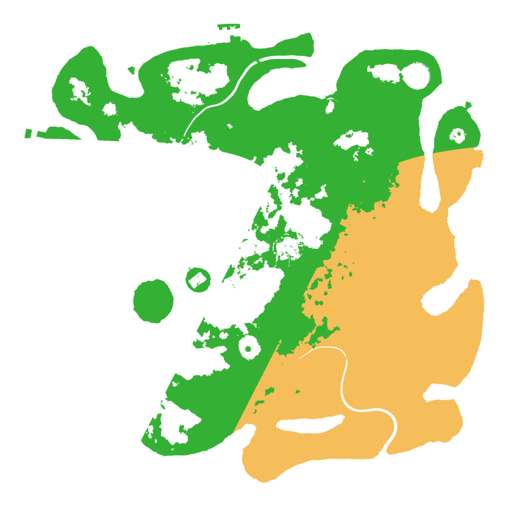 Biome Rust Map: Procedural Map, Size: 3500, Seed: 819017346
