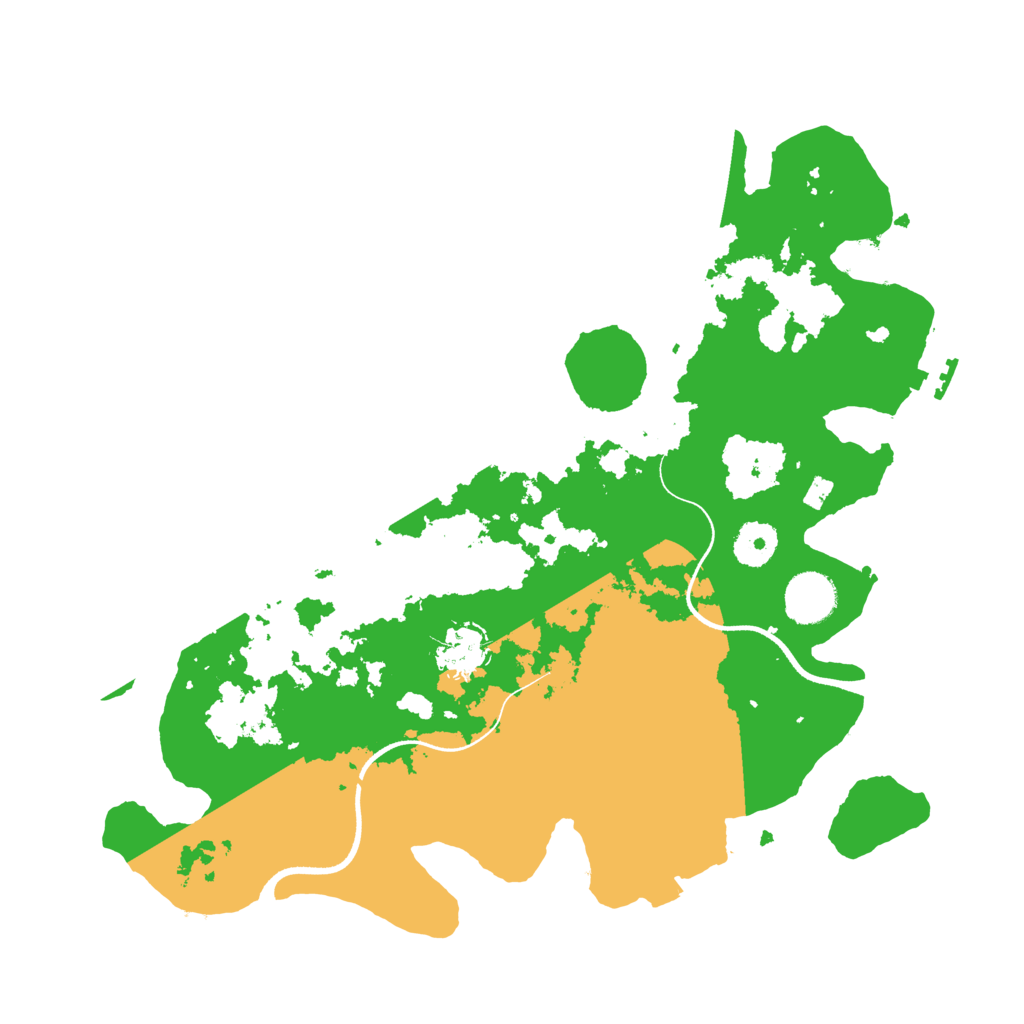 Biome Rust Map: Procedural Map, Size: 3500, Seed: 1285324847