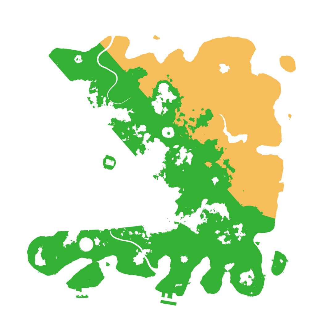 Biome Rust Map: Procedural Map, Size: 4000, Seed: 479191966