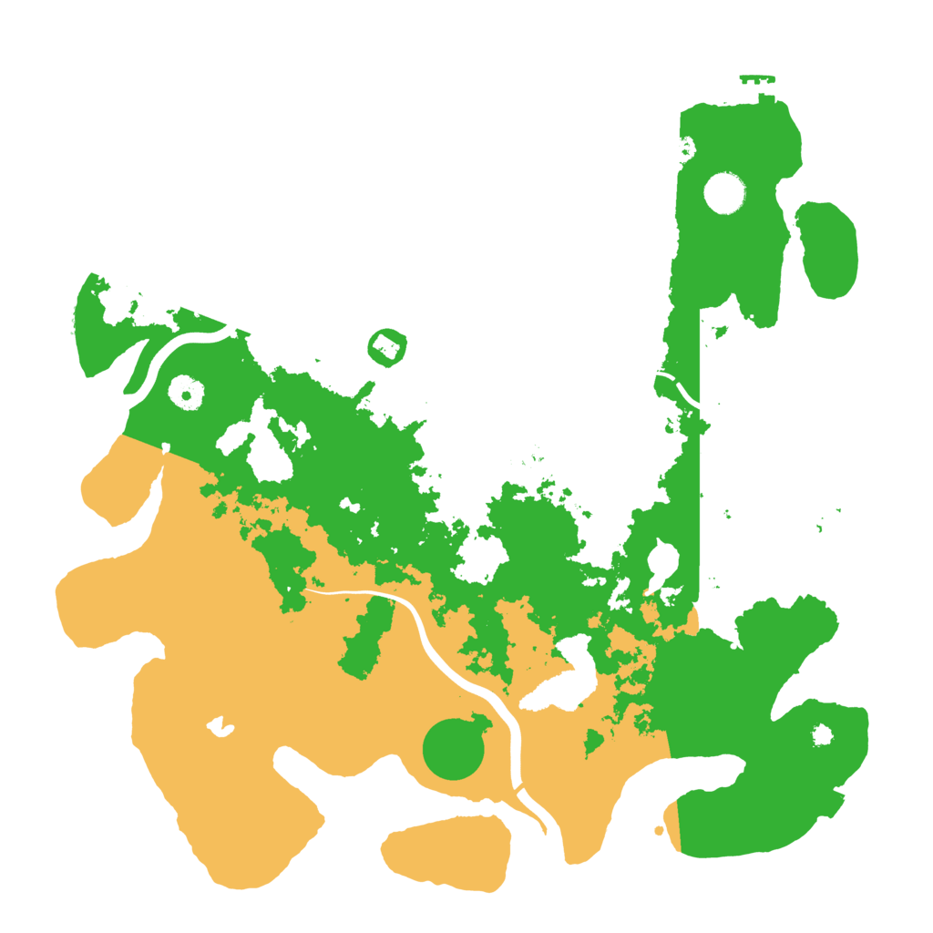 Biome Rust Map: Procedural Map, Size: 4000, Seed: 3708