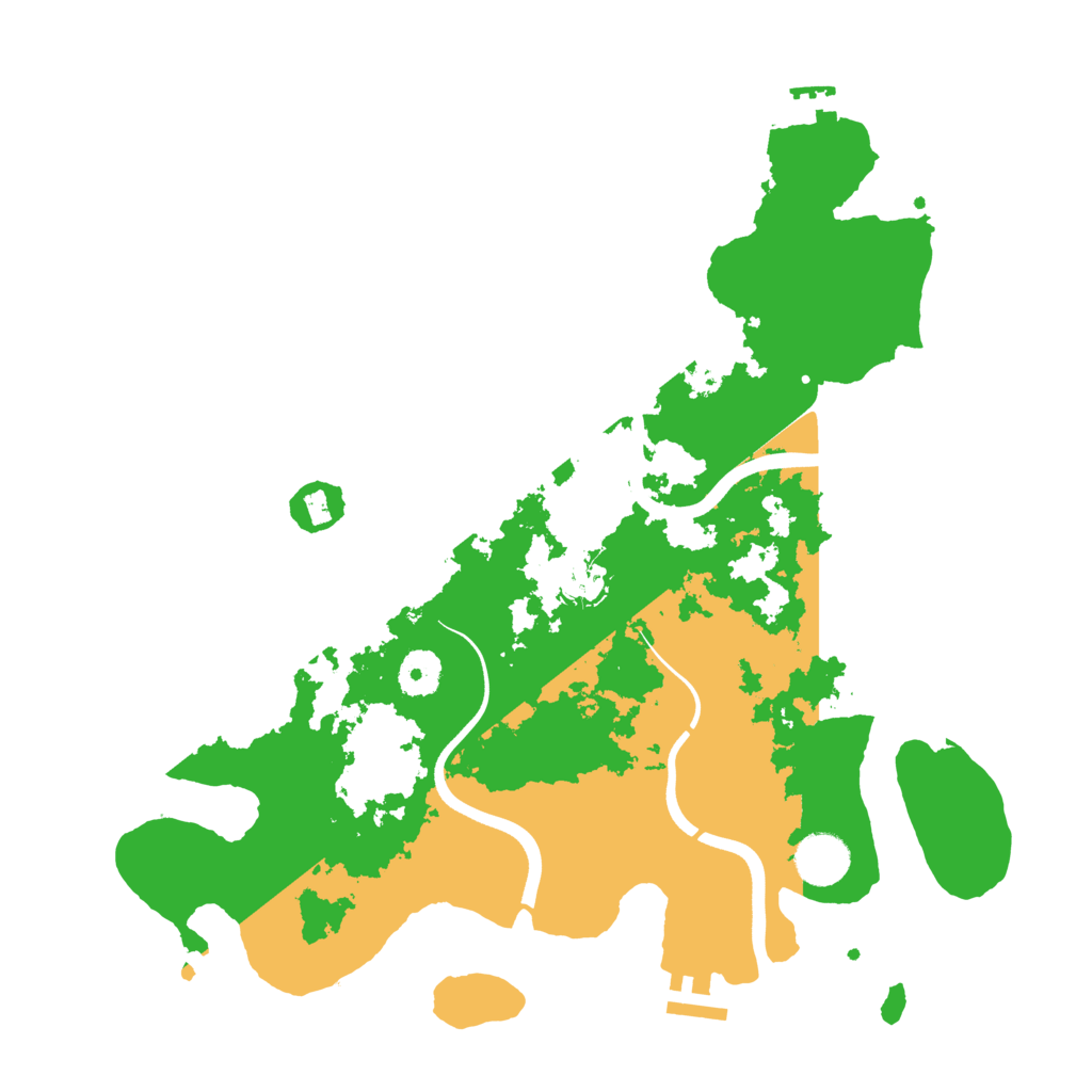 Biome Rust Map: Procedural Map, Size: 3650, Seed: 1028489500
