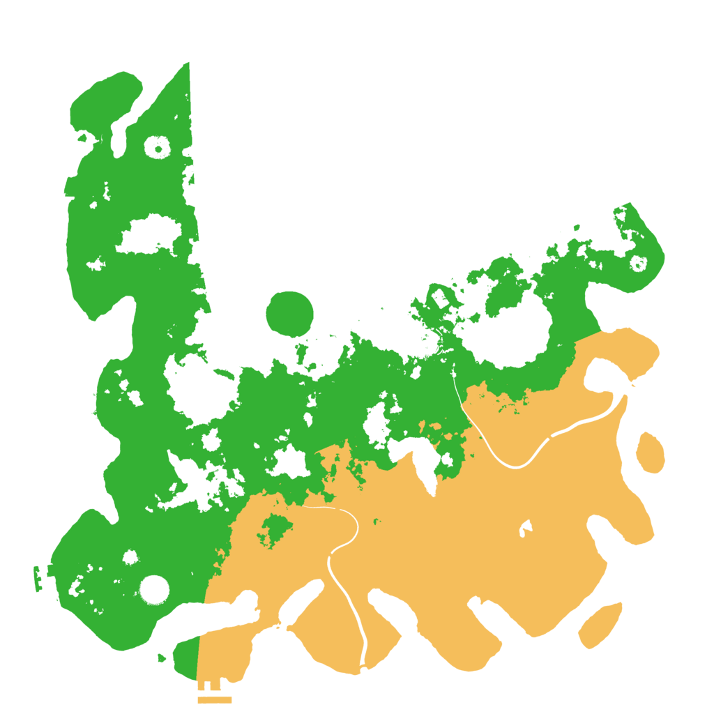 Biome Rust Map: Procedural Map, Size: 4250, Seed: 32574