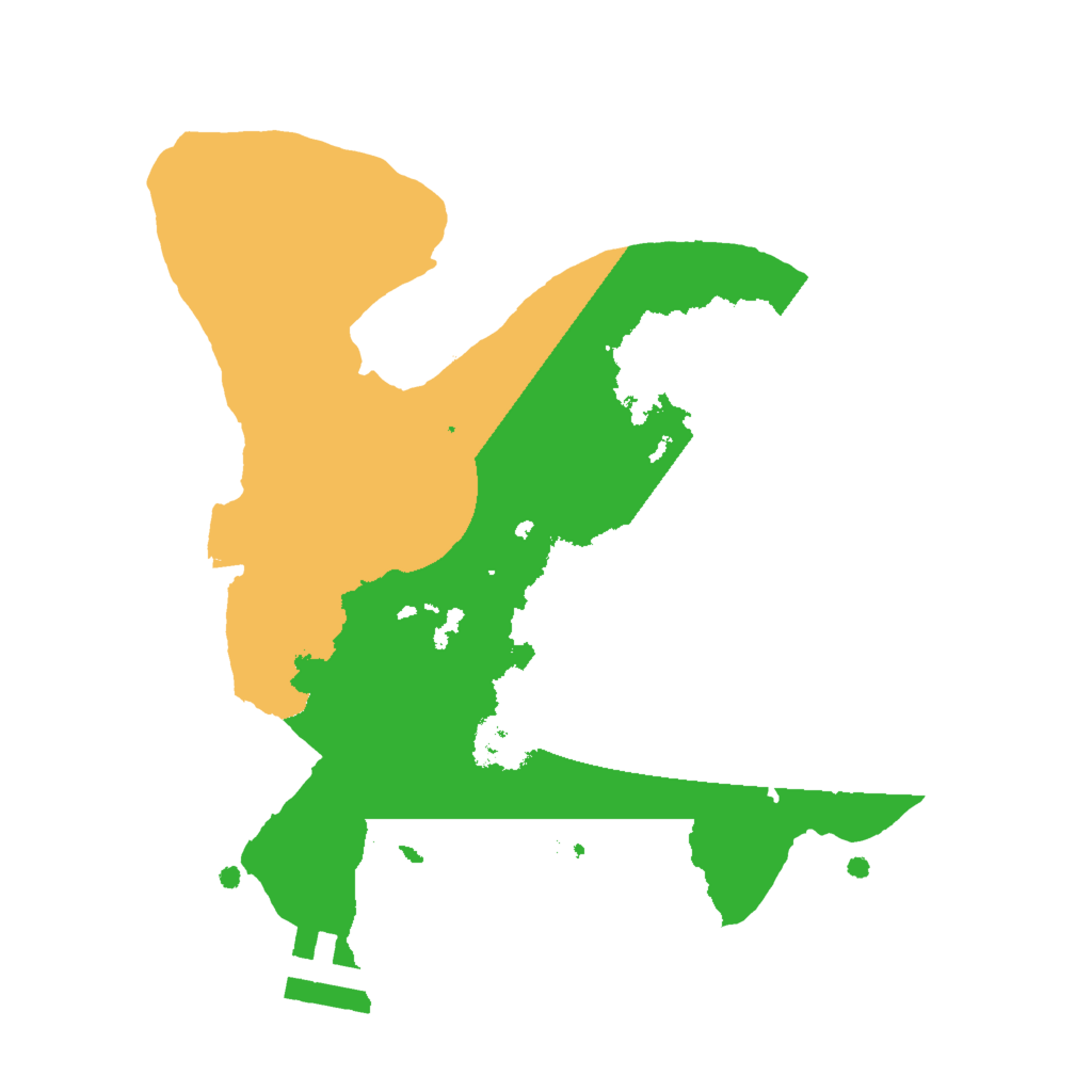 Biome Rust Map: Procedural Map, Size: 2000, Seed: 1130772344