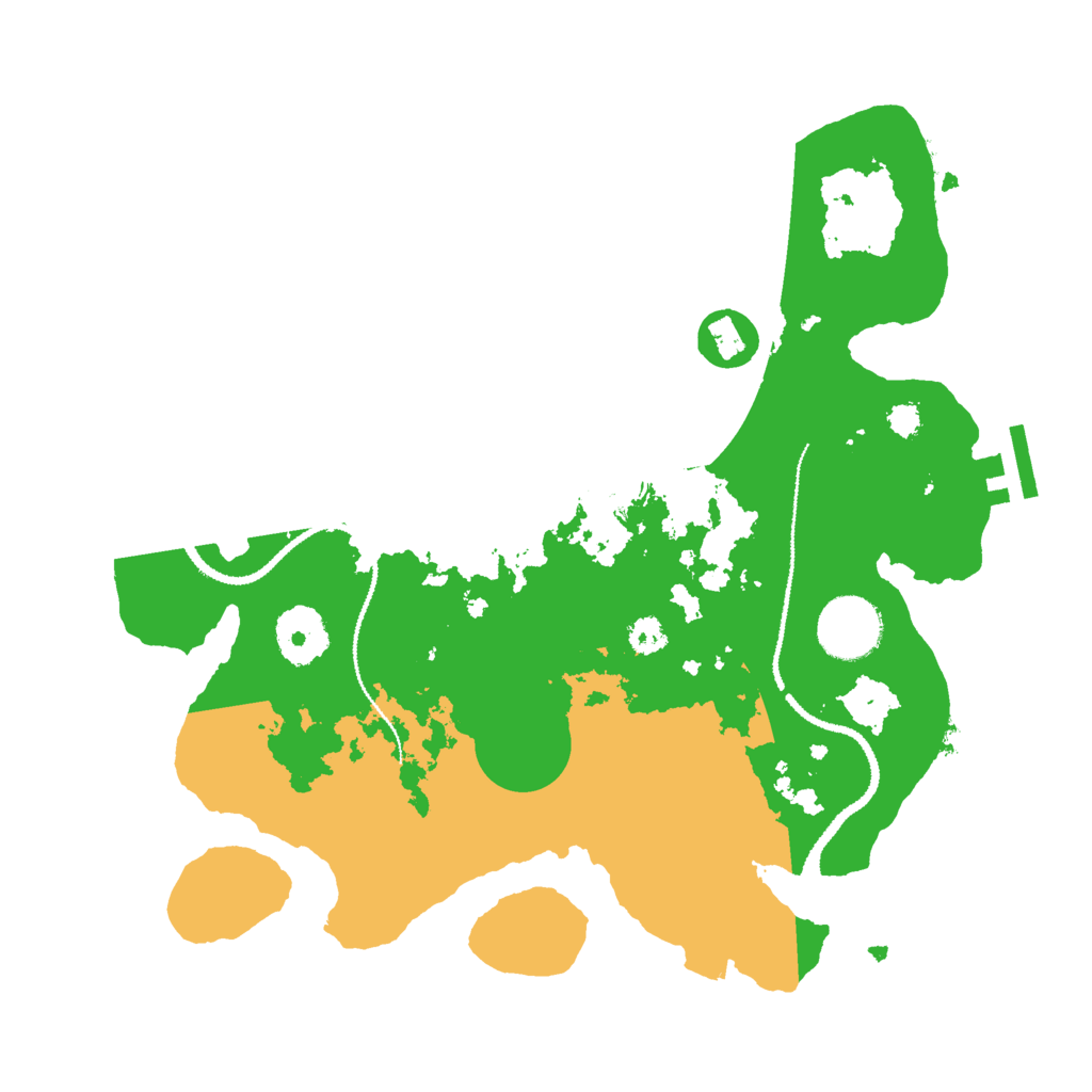 Biome Rust Map: Procedural Map, Size: 3000, Seed: 78859