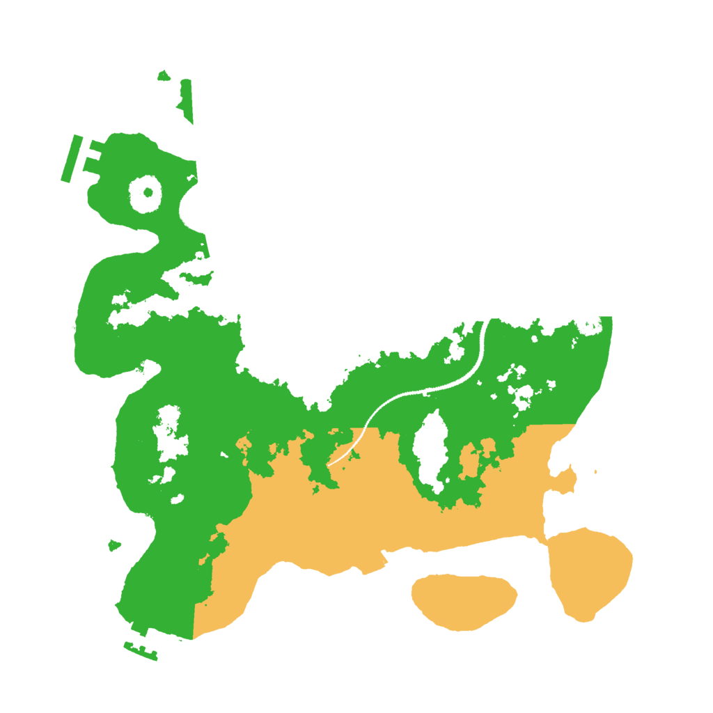 Biome Rust Map: Procedural Map, Size: 3000, Seed: 10659