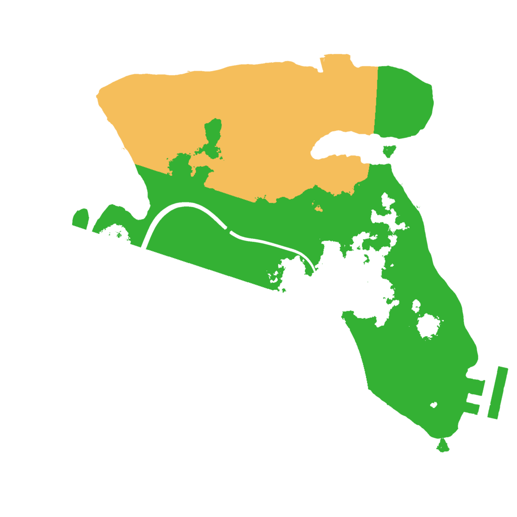 Biome Rust Map: Procedural Map, Size: 2000, Seed: 1913180208