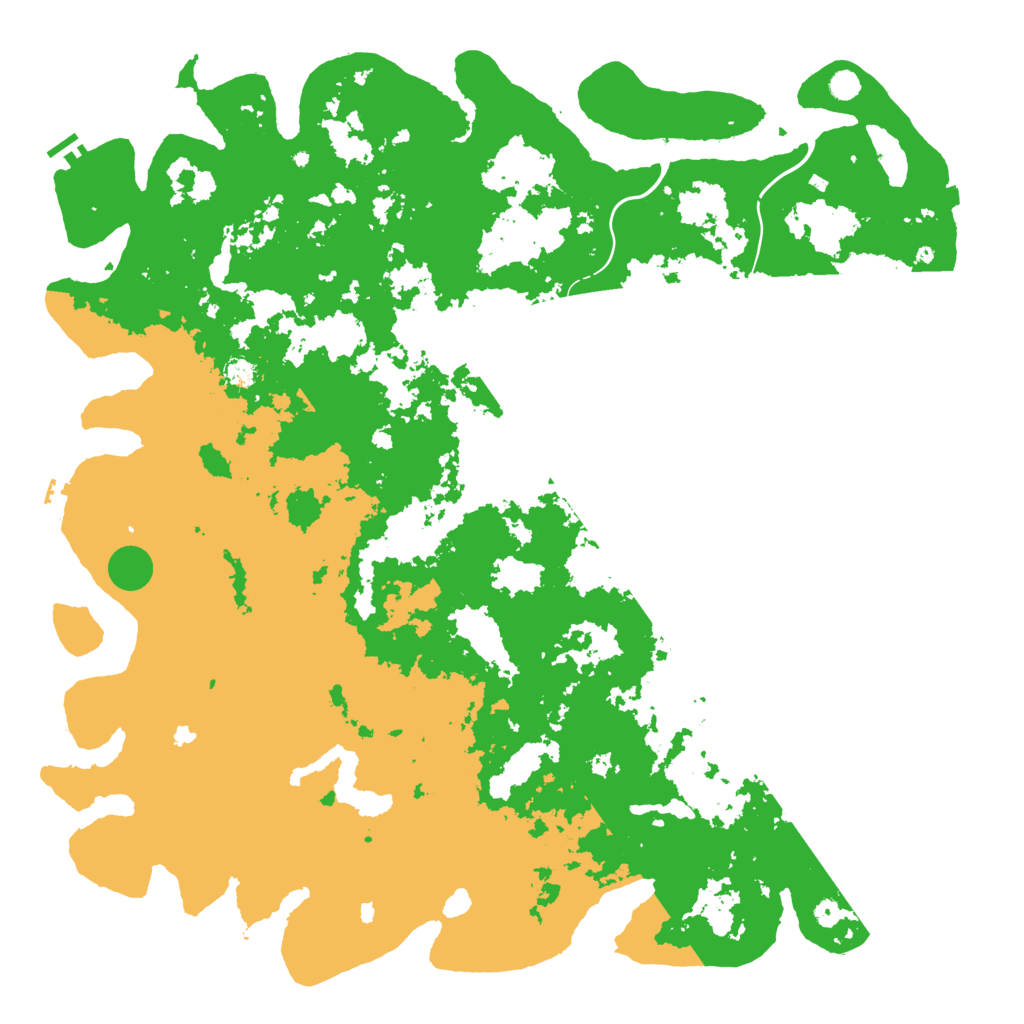 Biome Rust Map: Procedural Map, Size: 6000, Seed: 1954980982