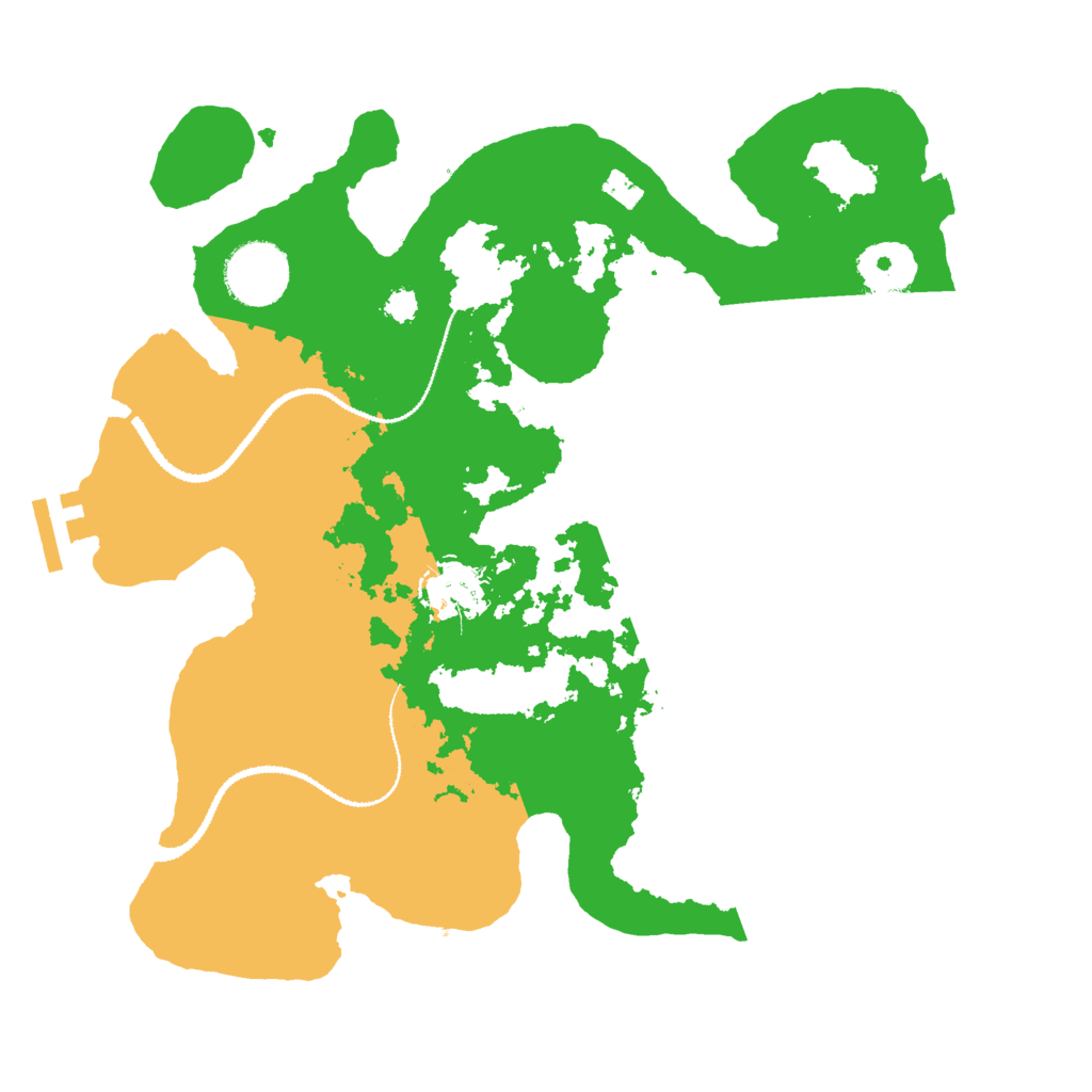 Biome Rust Map: Procedural Map, Size: 3000, Seed: 1100851464