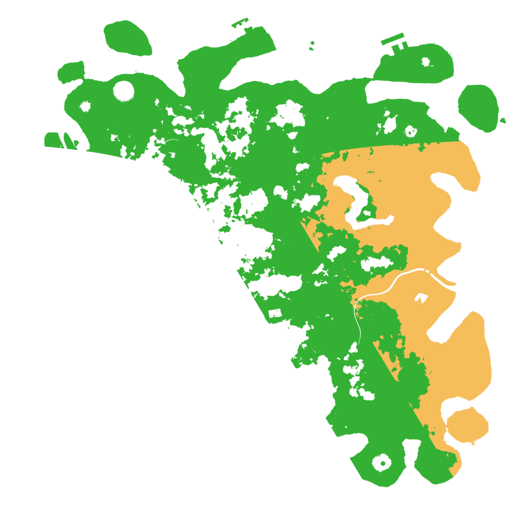 Biome Rust Map: Procedural Map, Size: 4500, Seed: 197342177