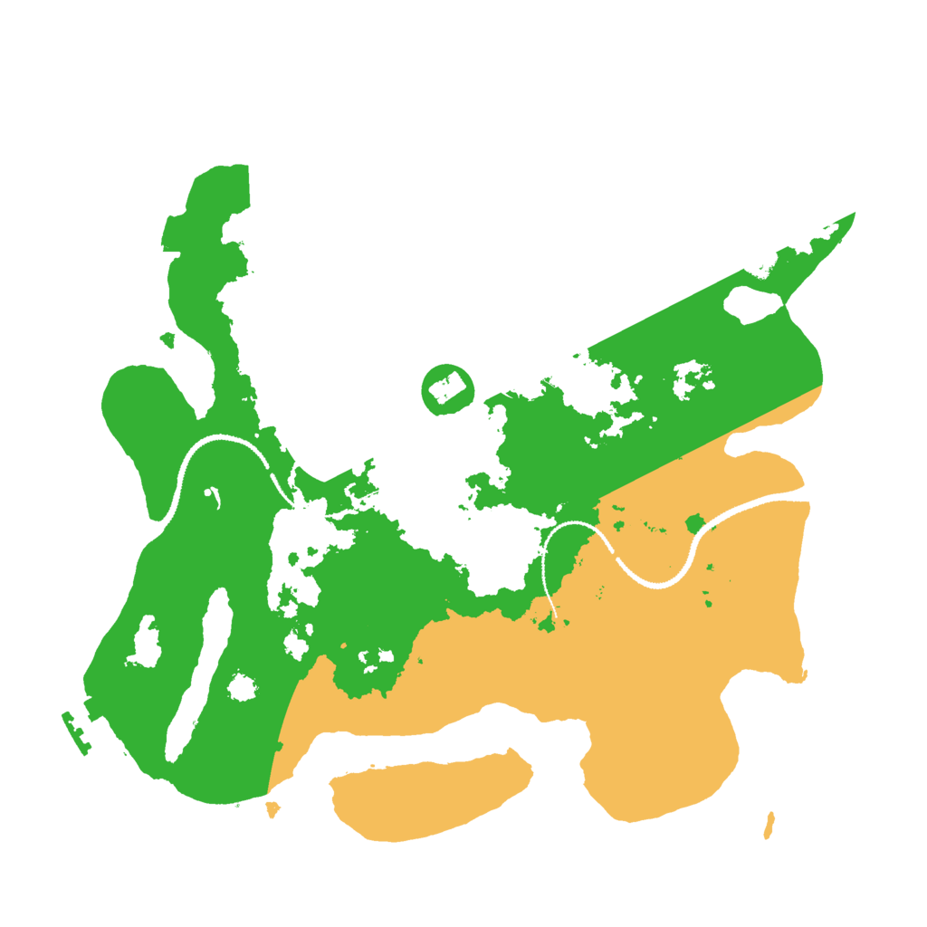 Biome Rust Map: Procedural Map, Size: 3000, Seed: 393972906