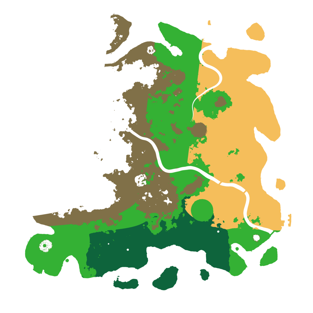 Biome Rust Map: Procedural Map, Size: 3800, Seed: 644829616
