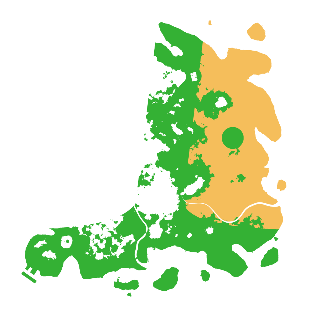 Biome Rust Map: Procedural Map, Size: 3800, Seed: 644829616