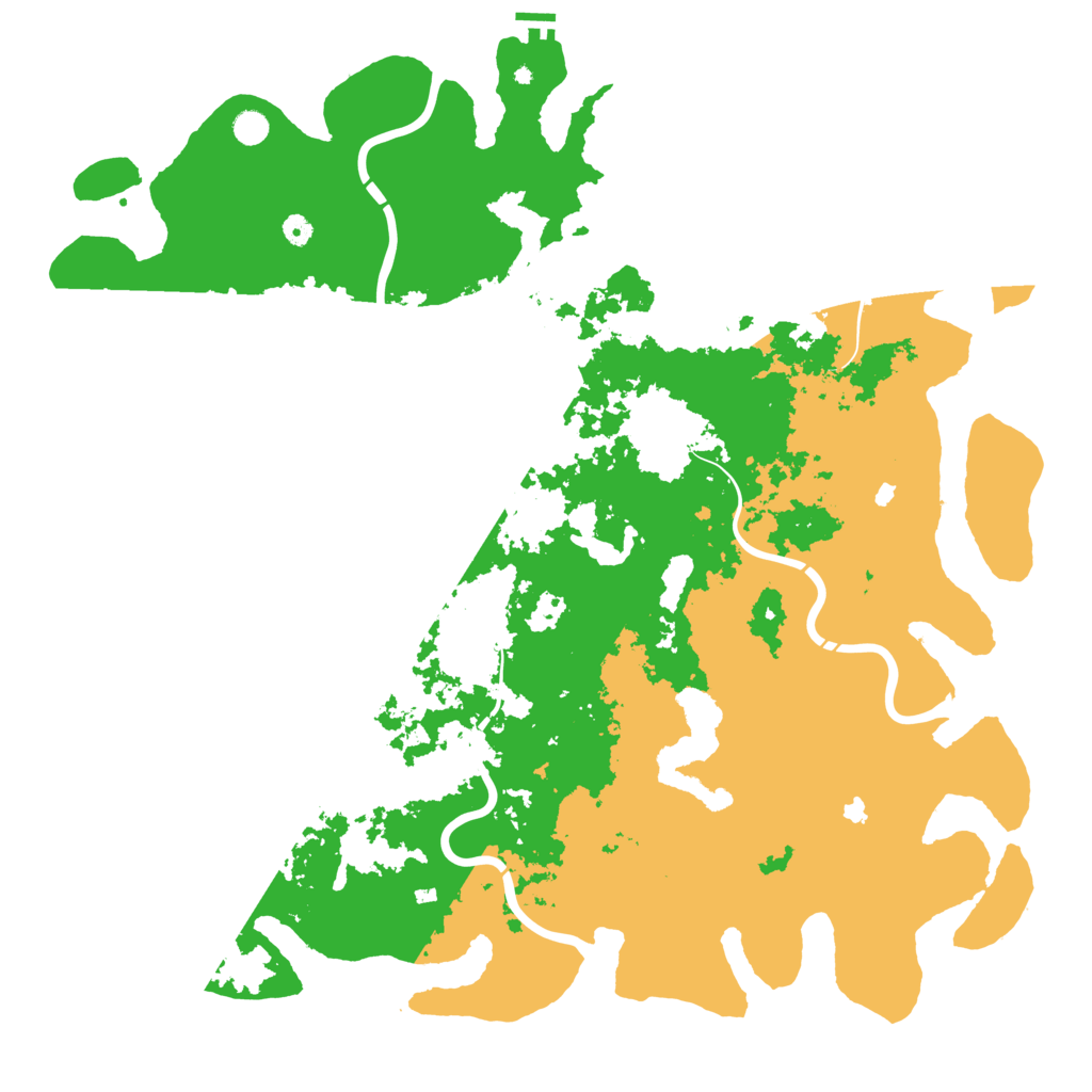 Biome Rust Map: Procedural Map, Size: 5500, Seed: 6500