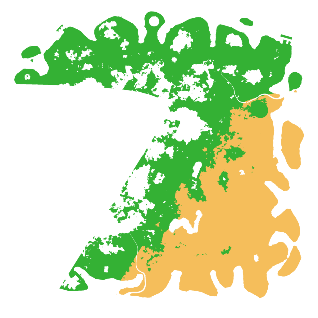 Biome Rust Map: Procedural Map, Size: 5500, Seed: 6500