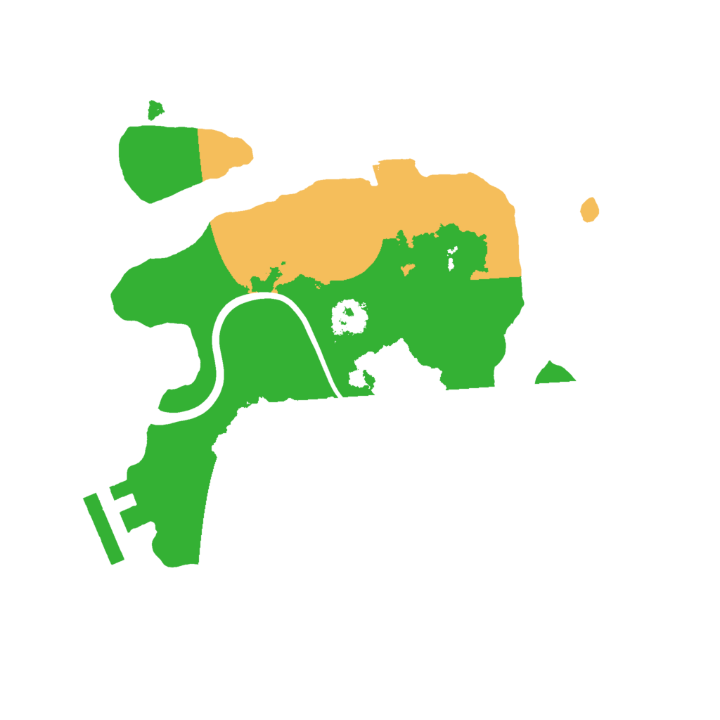 Biome Rust Map: Procedural Map, Size: 2000, Seed: 289220303