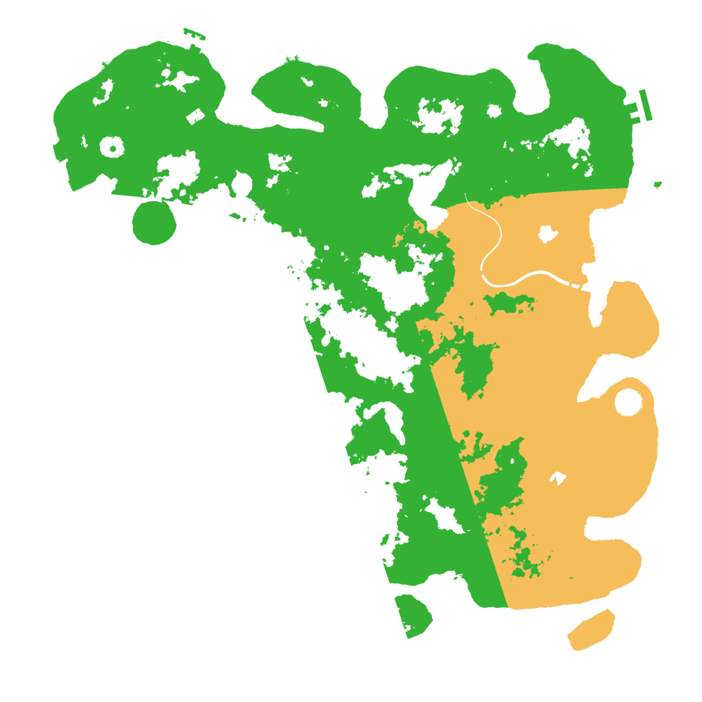 Biome Rust Map: Procedural Map, Size: 4500, Seed: 561424596