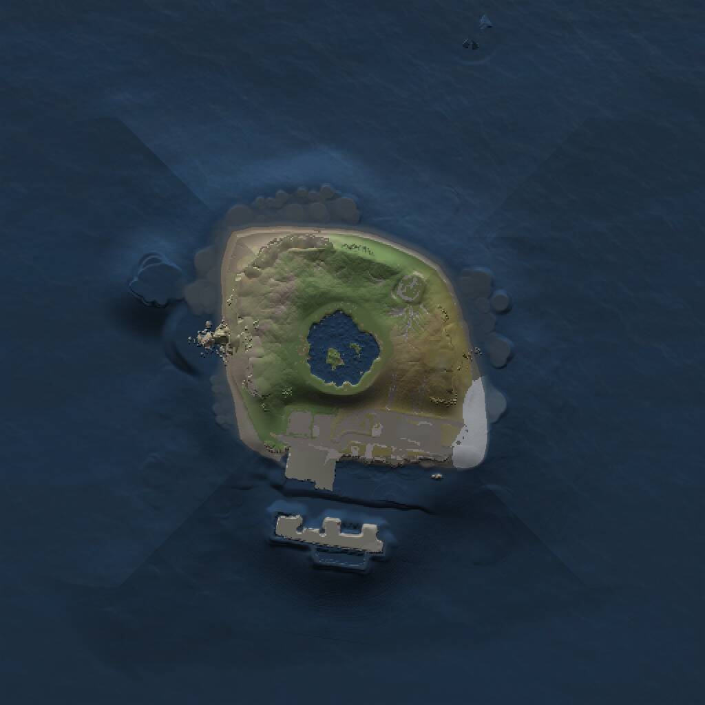 Rust Map: Procedural Map, Size: 1000, Seed: 575, 2 Monuments