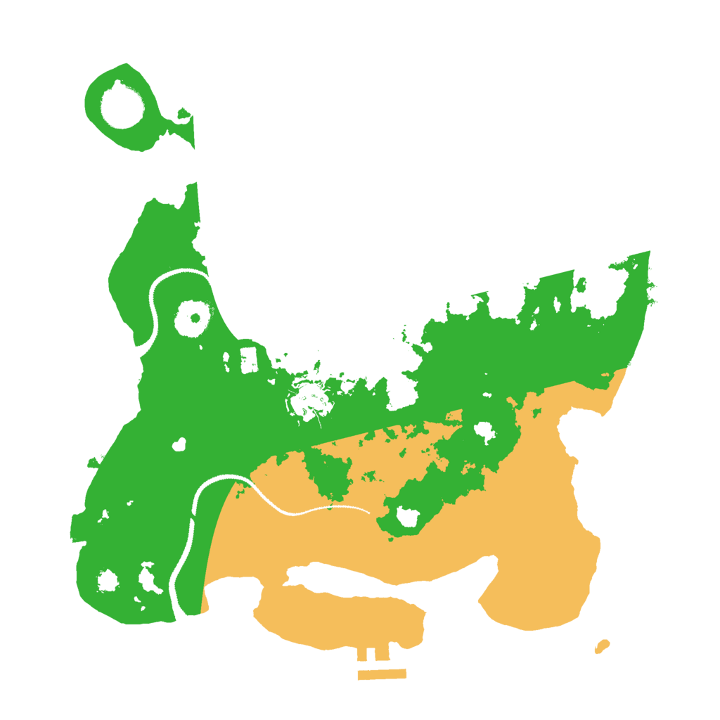 Biome Rust Map: Procedural Map, Size: 3000, Seed: 1077374321
