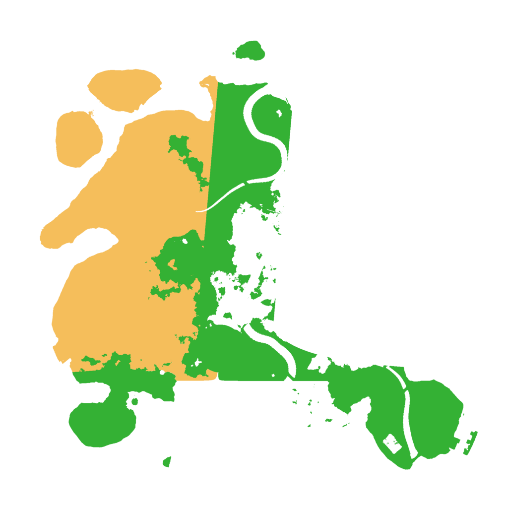 Biome Rust Map: Procedural Map, Size: 3000, Seed: 1391247255