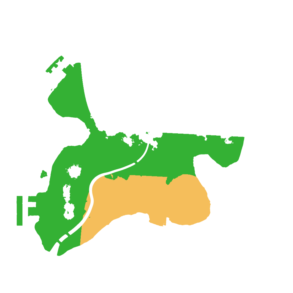 Biome Rust Map: Procedural Map, Size: 2000, Seed: 950