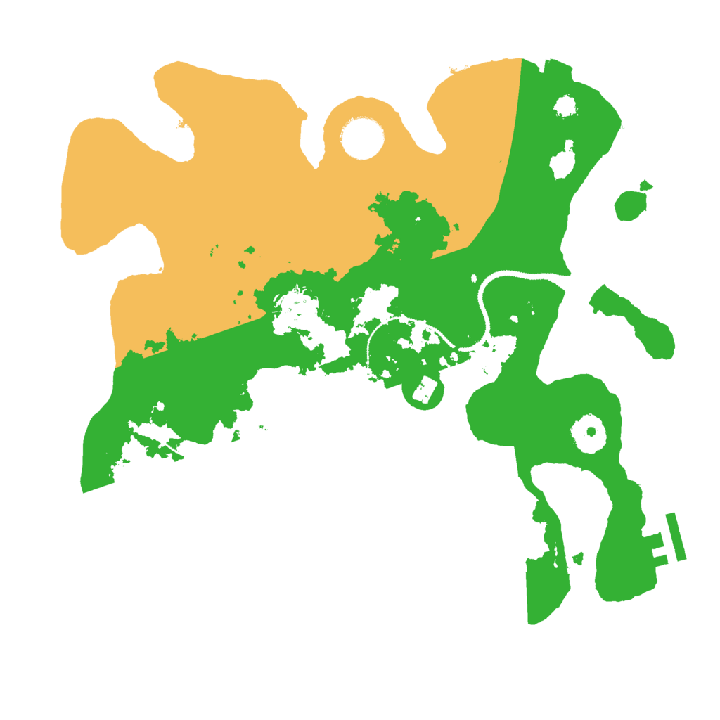 Biome Rust Map: Procedural Map, Size: 3000, Seed: 1244867189