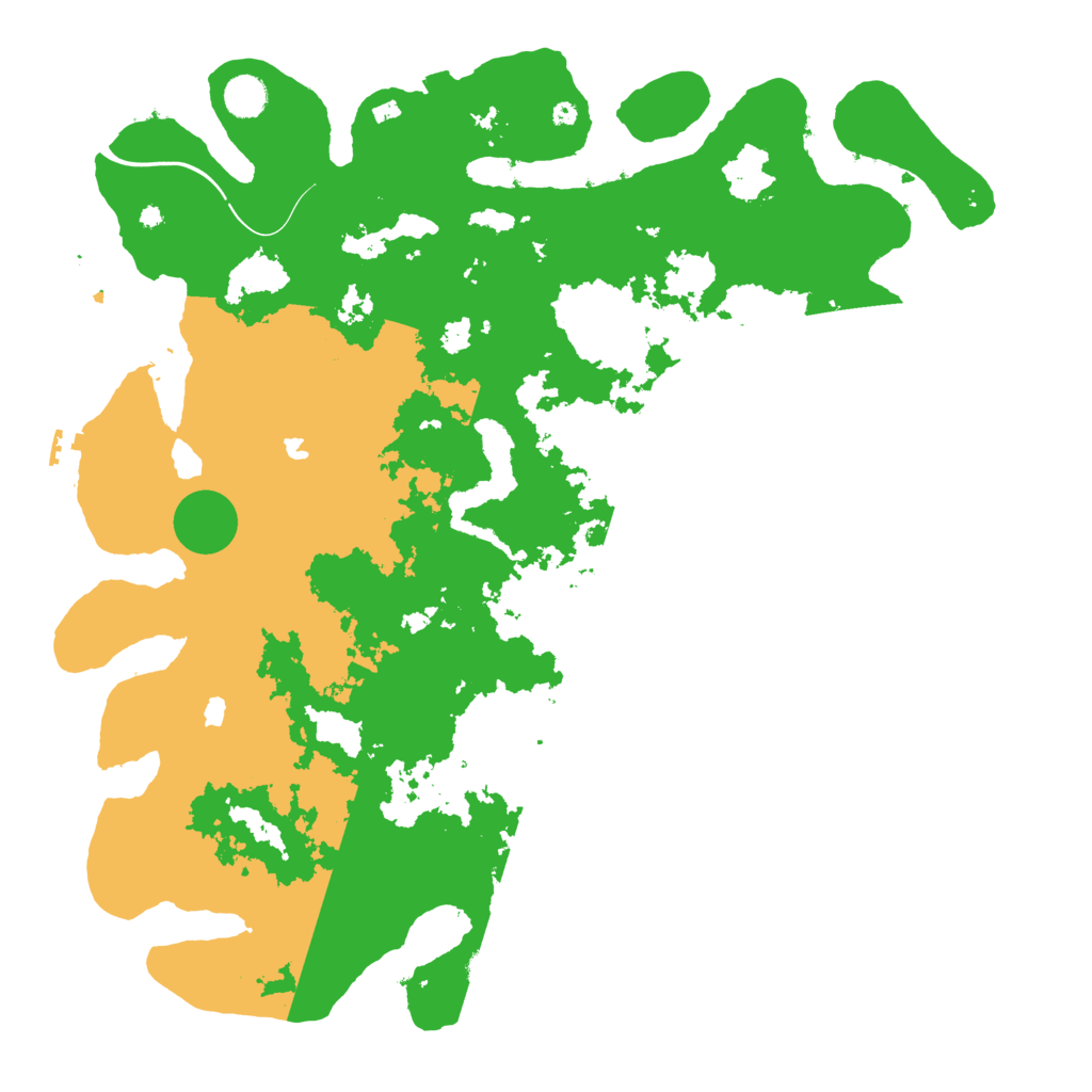 Biome Rust Map: Procedural Map, Size: 4500, Seed: 1314457171