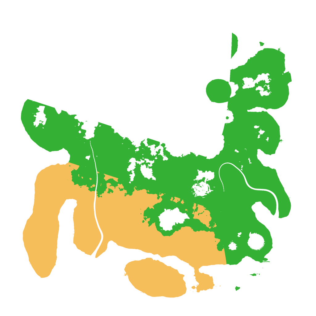 Biome Rust Map: Procedural Map, Size: 3500, Seed: 1918894735