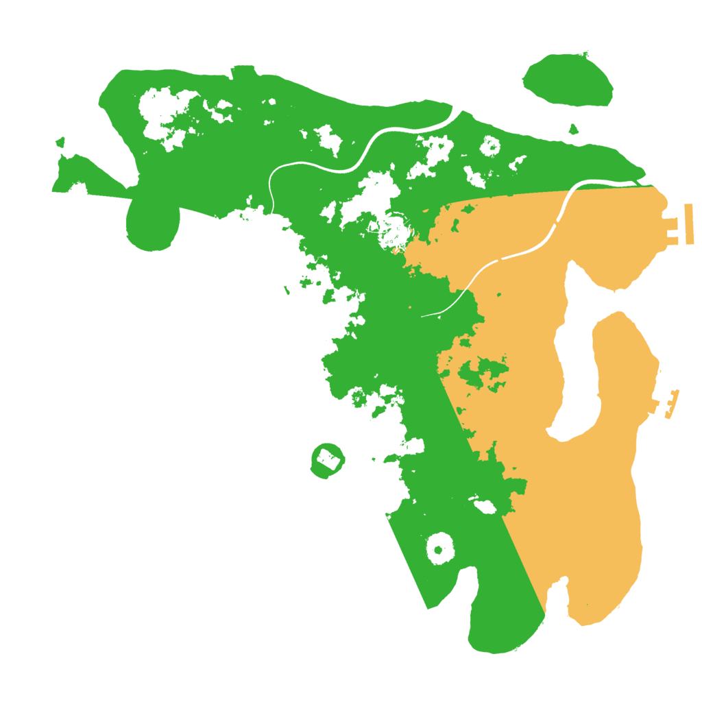 Biome Rust Map: Procedural Map, Size: 3500, Seed: 2126643180