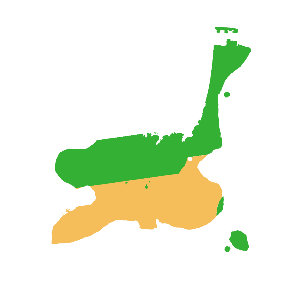 Biome Rust Map: Procedural Map, Size: 2000, Seed: 5642346