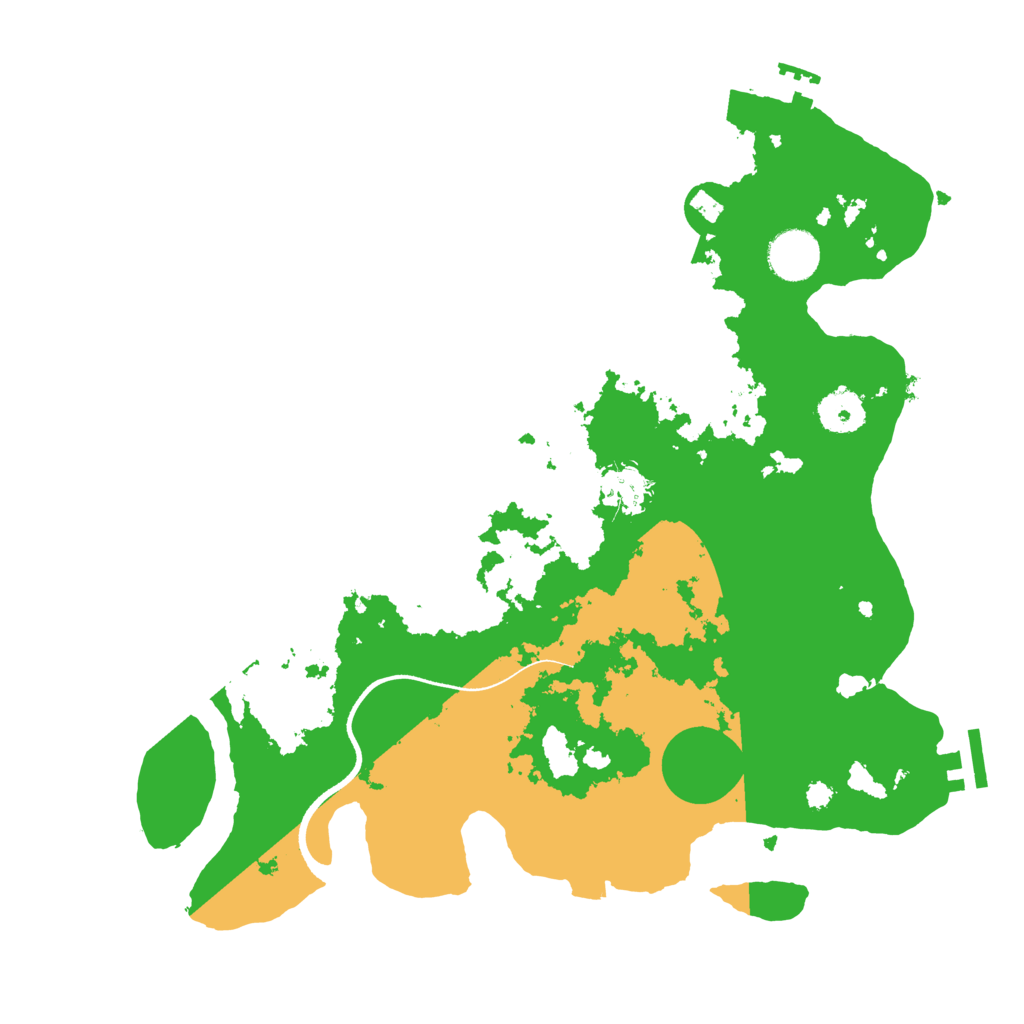 Biome Rust Map: Procedural Map, Size: 3500, Seed: 2104259506